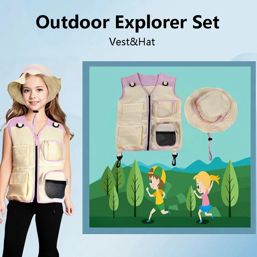 Детский костюм-жилет с шапкой  – обзор и цена Outdoor Adventure Kids Party