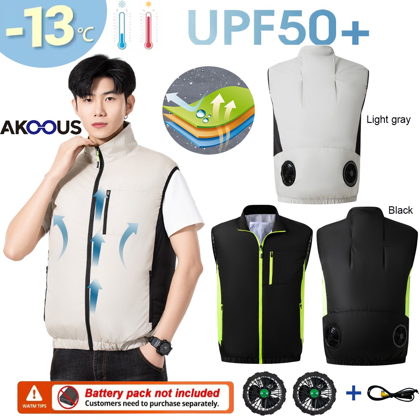 Охлаждающая куртка с 4 вентиля – обзор и цена Outdoor Adventure Clothing