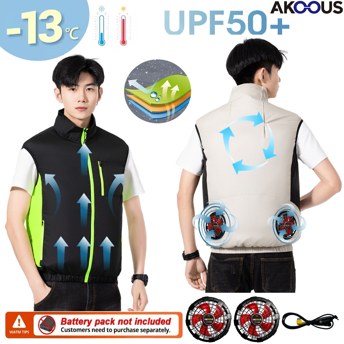 Охлаждающая куртка с 4 вентиля – обзор и цена Outdoor Adventure Clothing